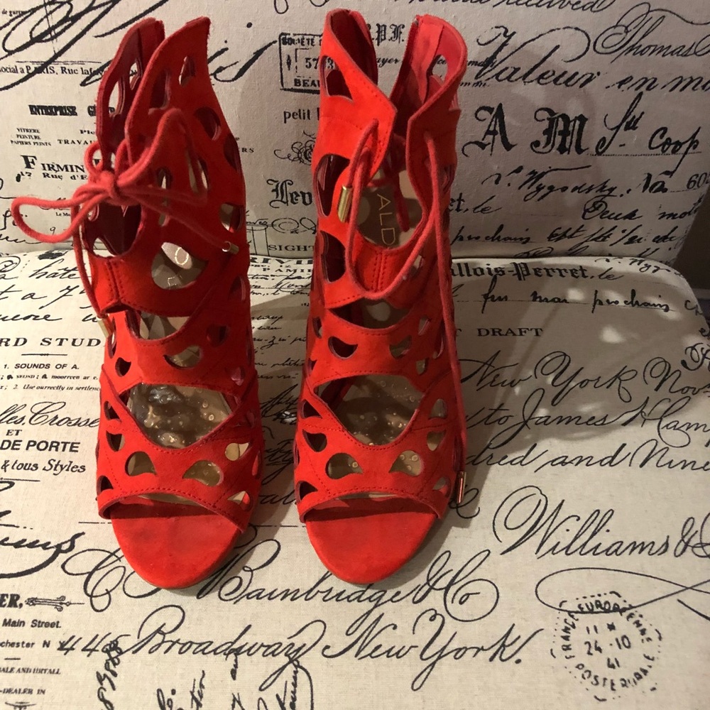 Also peek toe heels